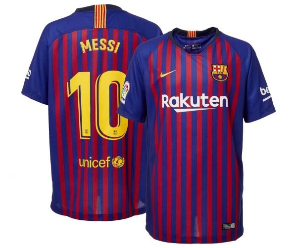 Barcelona 2018/19 Nike Messi 10 Home Replica Player Jersey